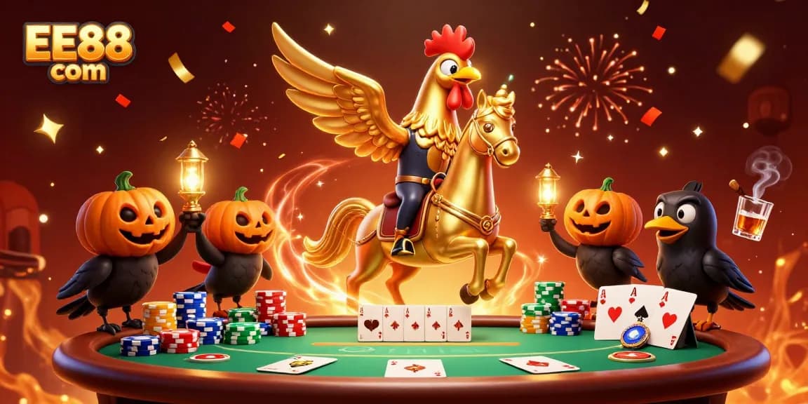 Experience the thrill of playing at EE88 com with vibrant casino visuals and dynamic gaming elements.