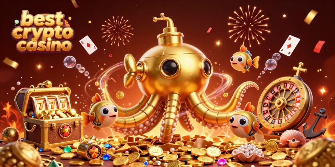 Meilleurs crypto casinos : plongez dans un monde de gains brillants avec des trésors sous-marins et des jeux captivants.