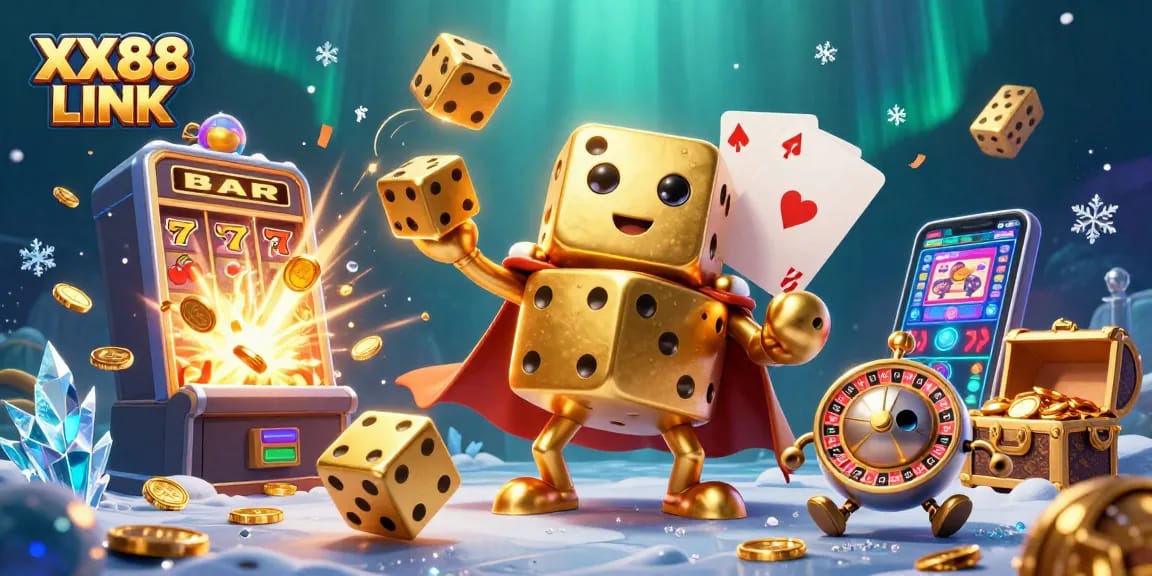 Experience thrilling gameplay with the XX88 LINK in a vibrant casino atmosphere.