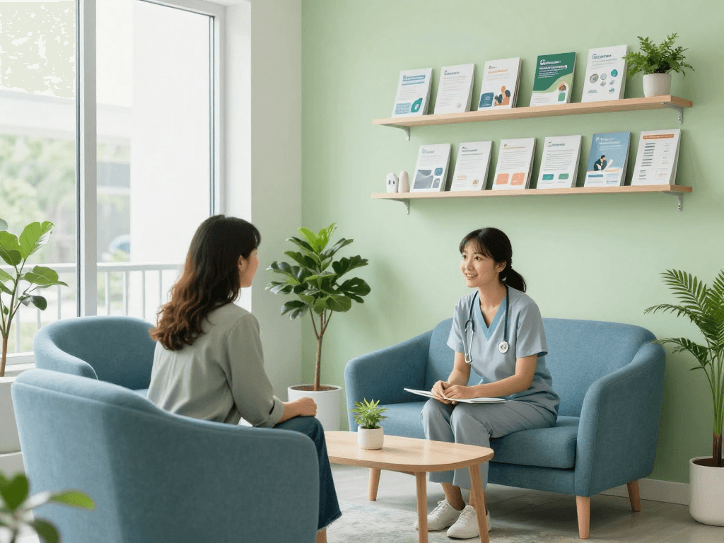 Psychiatric assessment near me providing compassionate mental health care in a welcoming clinic environment.