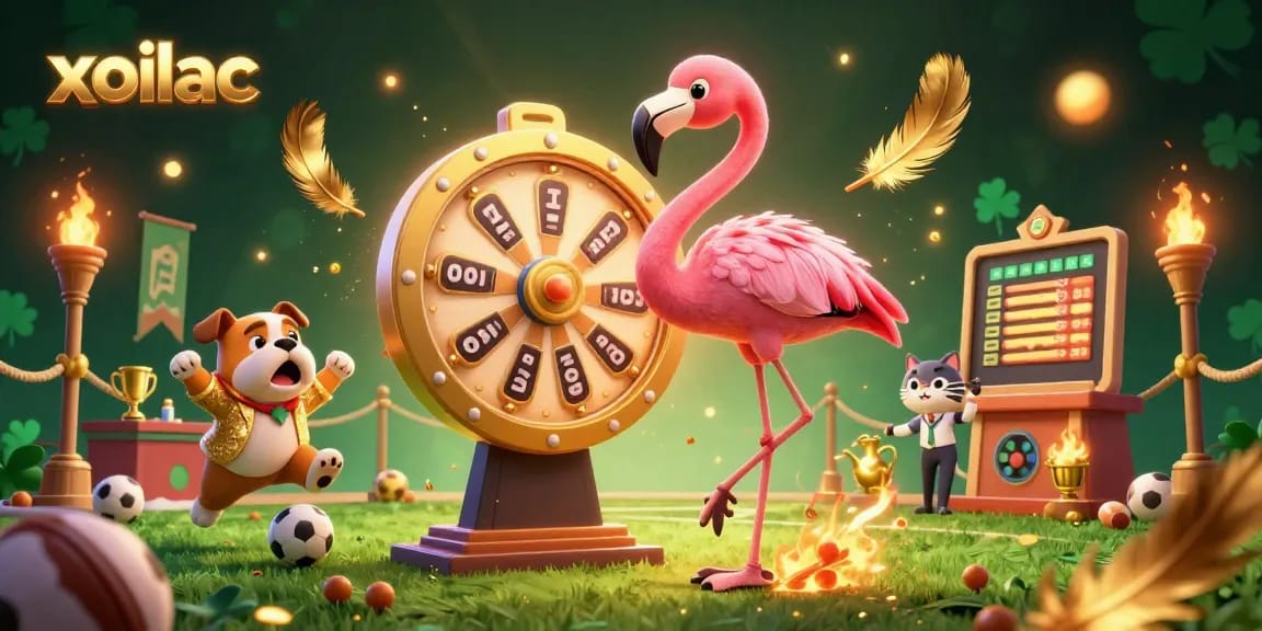 Xoilac's exciting sports betting experience comes alive, featuring vibrant animations and dynamic elements.