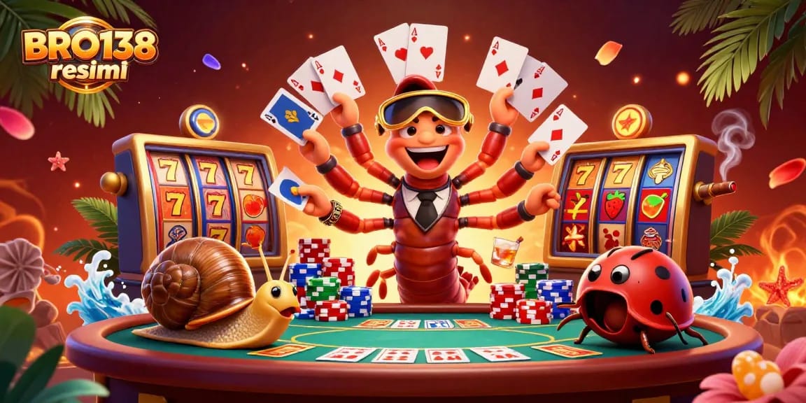 Engage with BRO138 resmi by exploring vibrant slot games and thrilling poker actions in an exciting casino atmosphere.