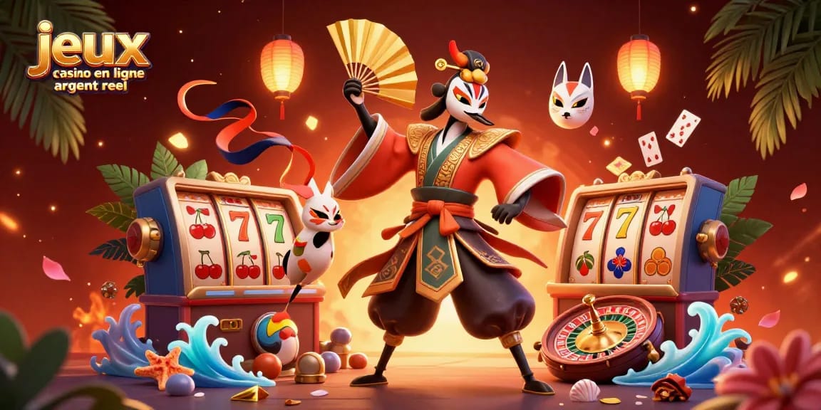 Découvrez les jeux casino en ligne argent réel avec une scène dynamique de guerriers et d'éléments de jeu