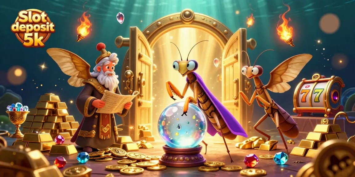 Menangkan Slot deposit 5k dengan keberuntungan 3D, penuh dengan harta dan visual menakjubkan.