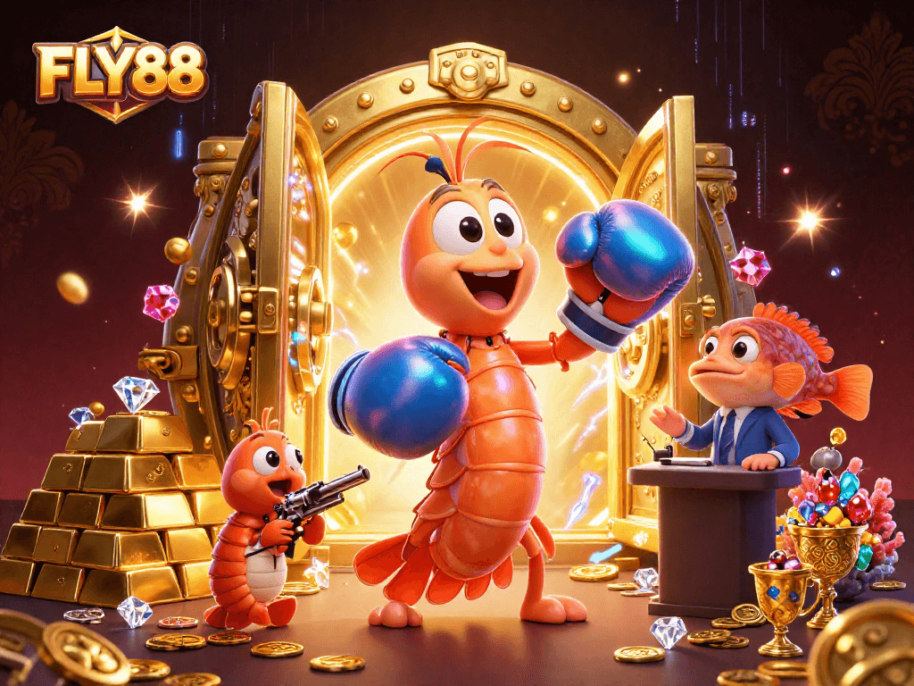 Engage with FLY88's exciting casino adventure filled with treasures and dynamic characters.
