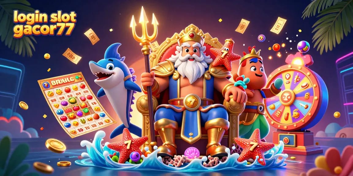 Login slot gacor77 offers dynamic online gaming with vibrant slot reels and an engaging atmosphere.