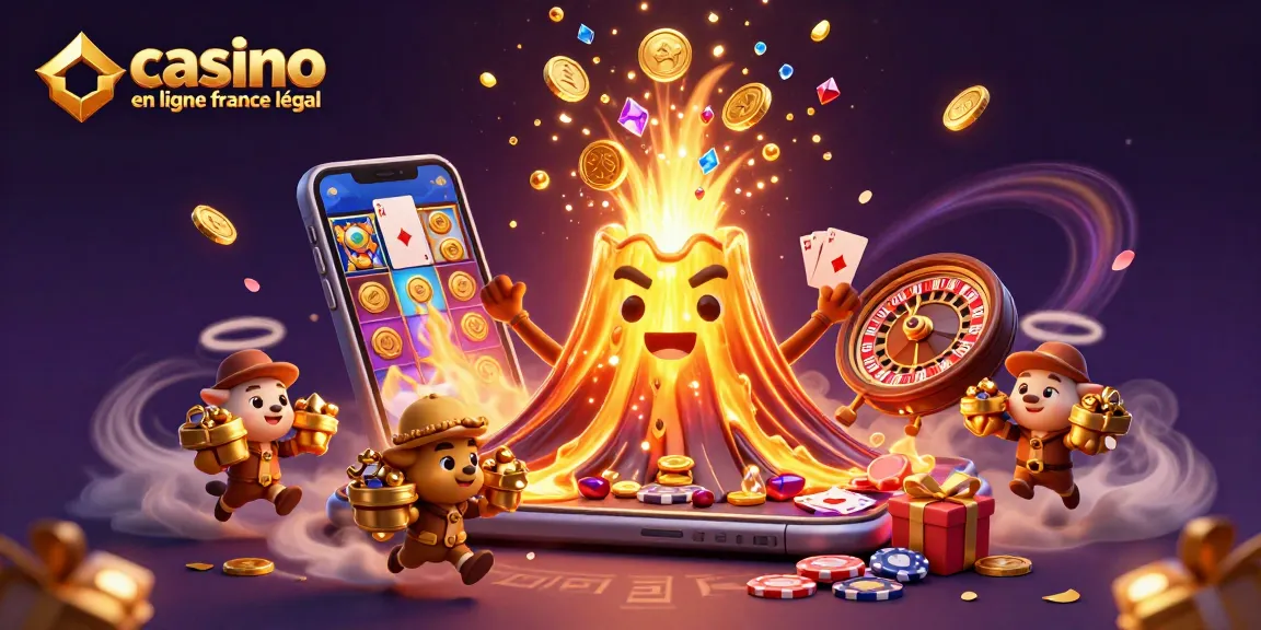 Plongez dans l'univers des casinos en ligne avec le volcan doré, trésors et jeux, casino en ligne légal en France