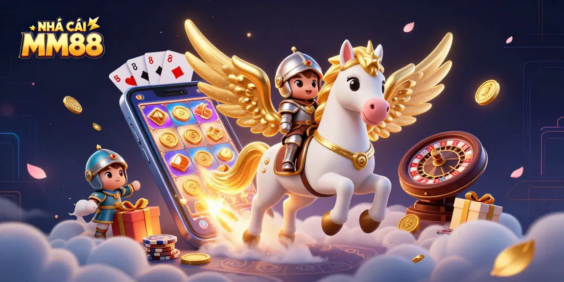 Engage with the thrilling experience of NHÀ CÁI MM88 in a vibrant 3D casino world.