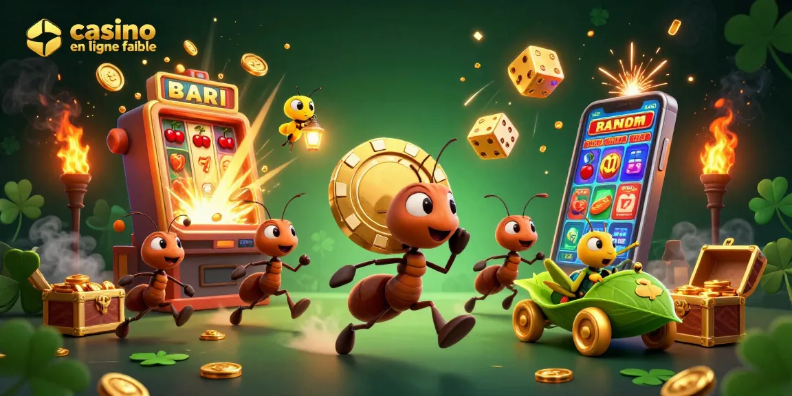 Attrapez des gains dans un casino en ligne fiable avec des fourmis et une puce d'or!