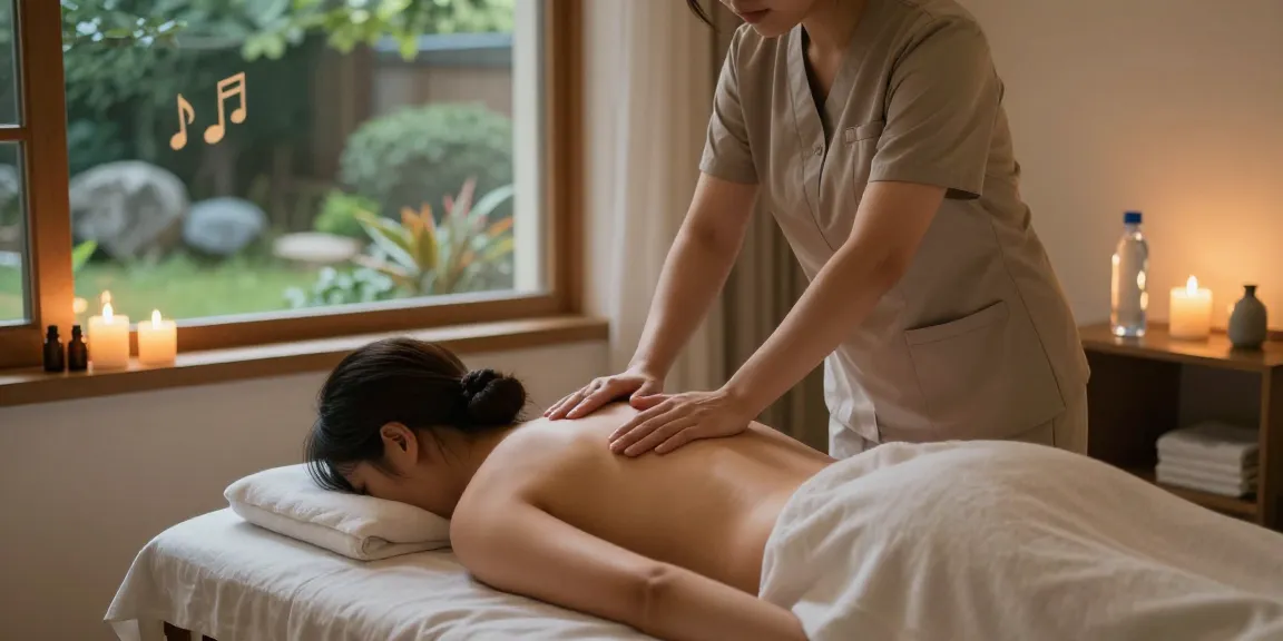 양주출장마사지 relaxing session with a professional masseuse in a cozy home setting.