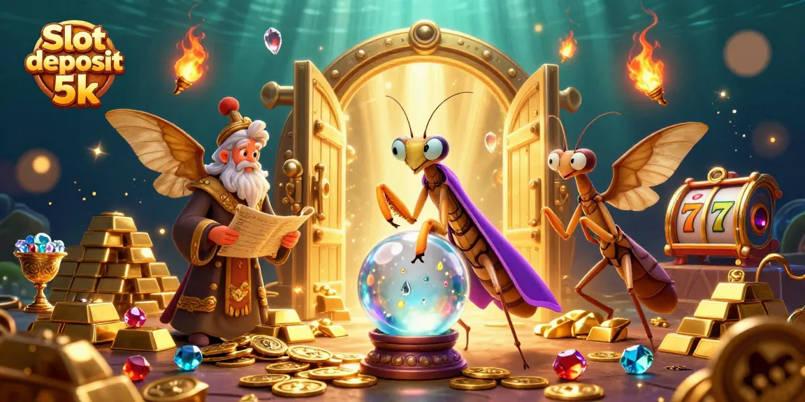 Menangkan Slot deposit 5k dengan keberuntungan 3D, penuh dengan harta dan visual menakjubkan.