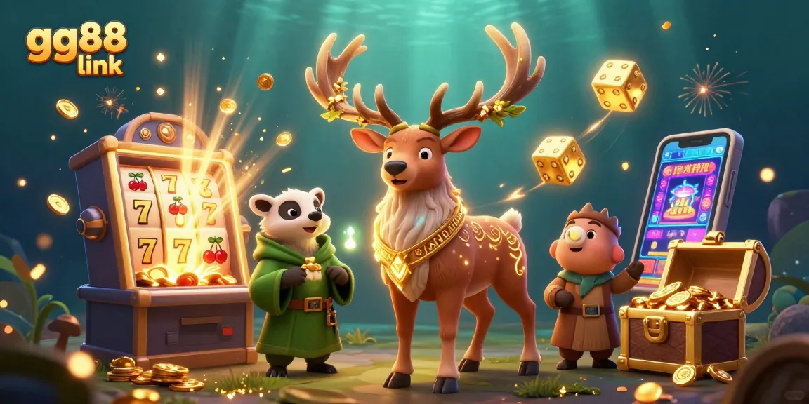 Join the excitement at gg88 link, featuring vibrant characters and explosive jackpots in a rich casino scene.
