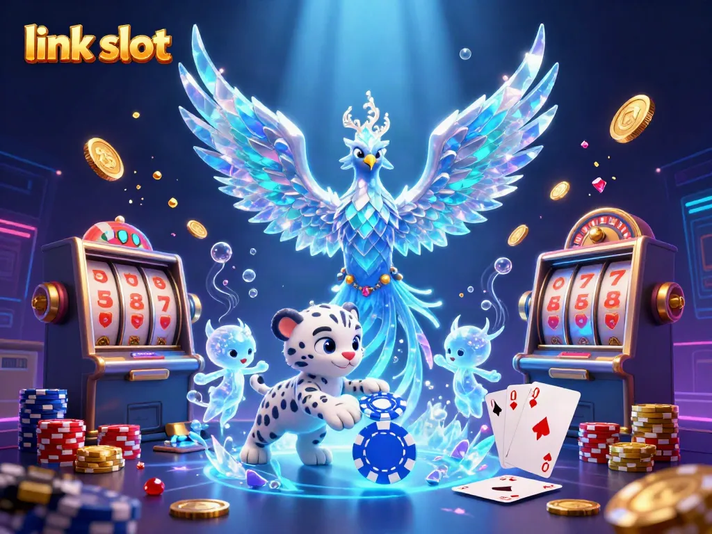 Engage with the thrilling link slot experience featuring lucky 7s and vibrant casino elements.