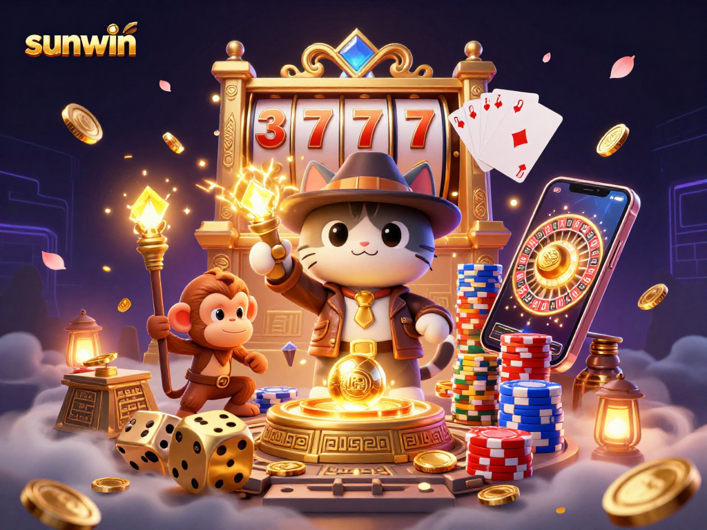Win exciting jackpots with sunwin in this vibrant 3D casino adventure!
