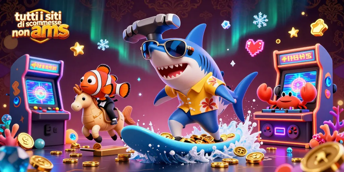 Tutti i siti di scommesse non AAMS illustrano il divertimento del gioco con un pesce pagliaccio e un DJ granchio.