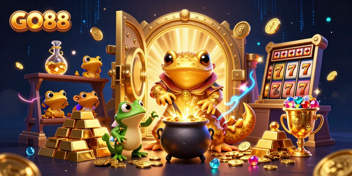 Engage with GO88's thrilling world of golden treasures and jackpot games in this dynamic scene.