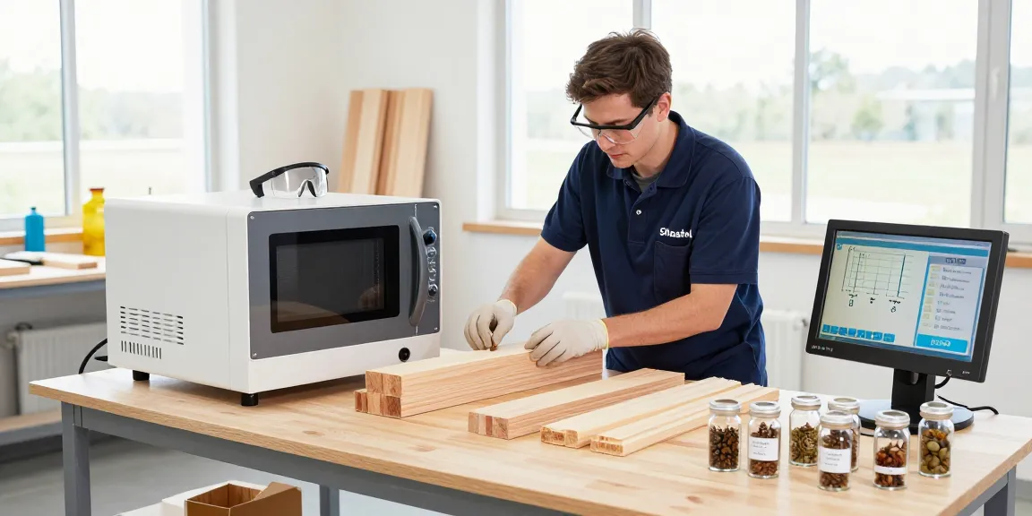 Shashel technology for effective wood treatment eliminating wood-boring insects.