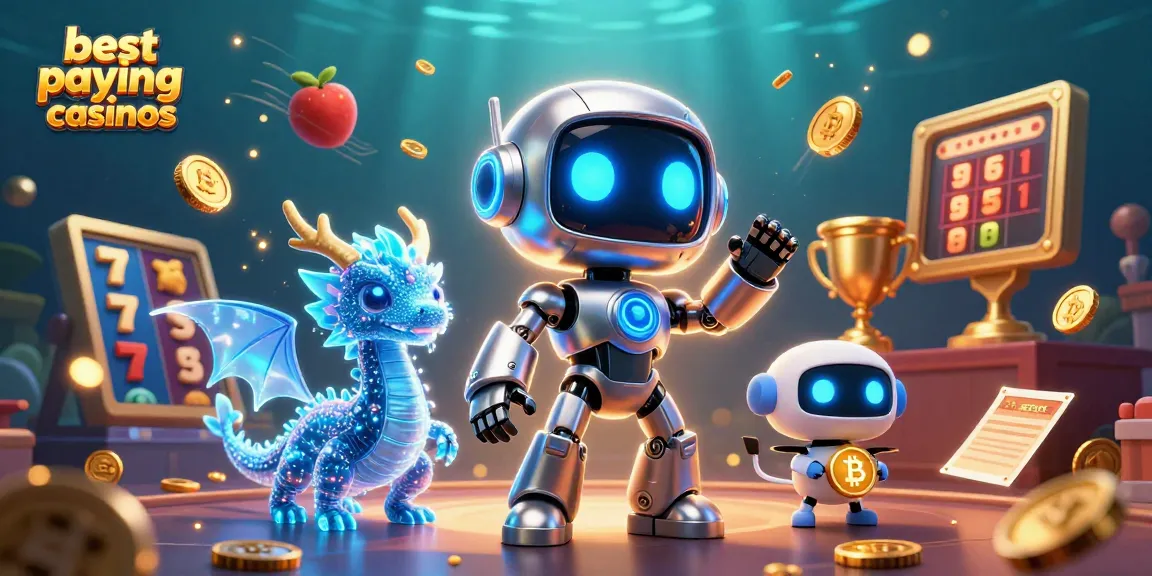 Experience the excitement of the best paying online casinos with vibrant gaming elements and dynamic characters.