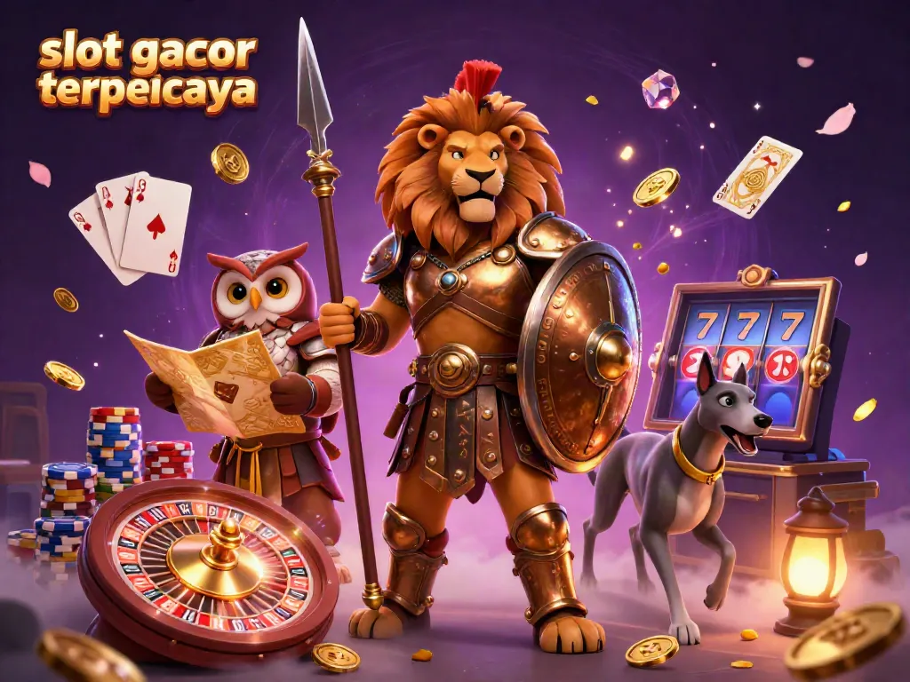 Slot gacor terpercaya menawarkan pengalaman bermain yang seru dengan karakter menarik dalam ilustrasi 3D.