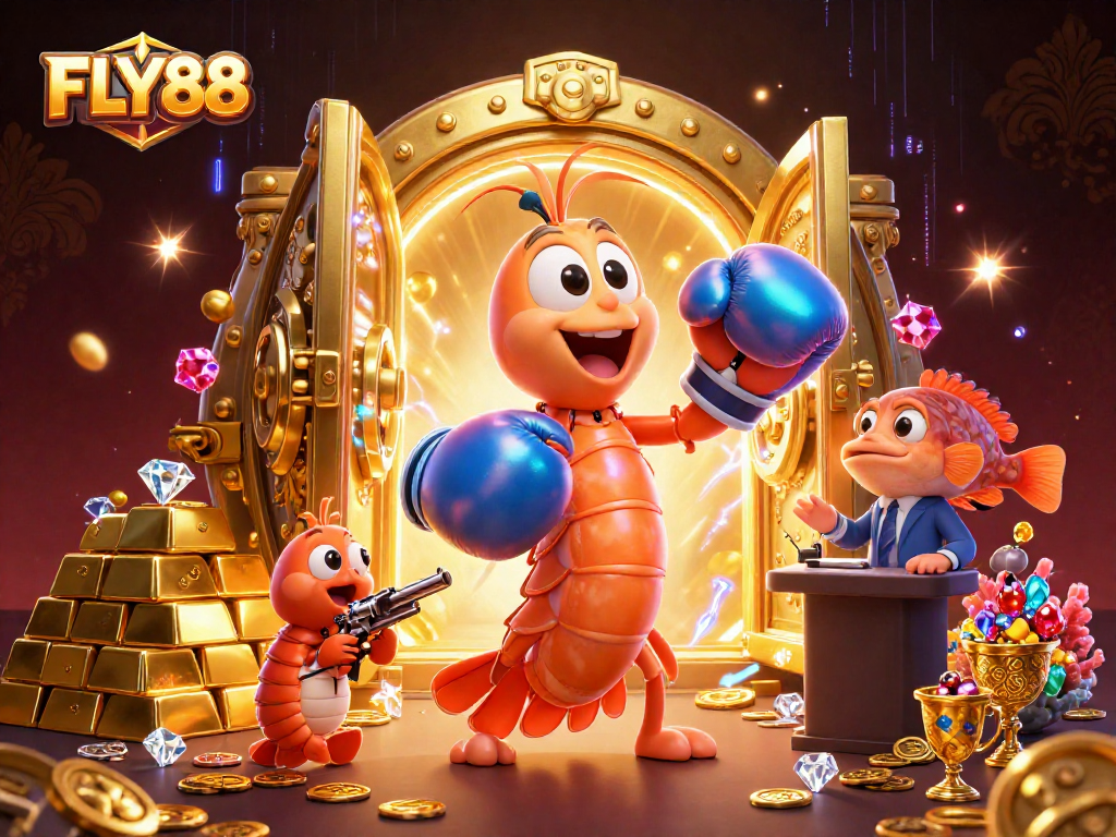 Engage with FLY88's exciting casino adventure filled with treasures and dynamic characters.