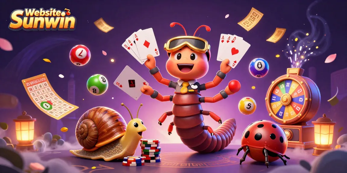 Engage in thrilling action on Website Sunwin with a vibrant 3D casino scene full of games and excitement.