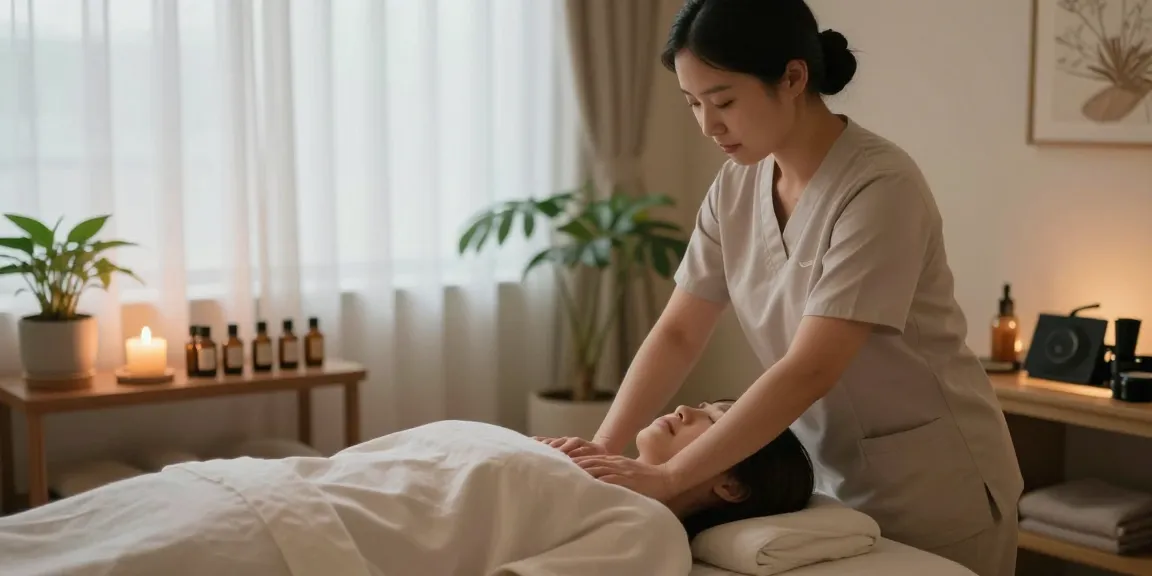 Experience relaxation at 강서구출장안마 with professional massage therapy in a serene wellness studio setting.